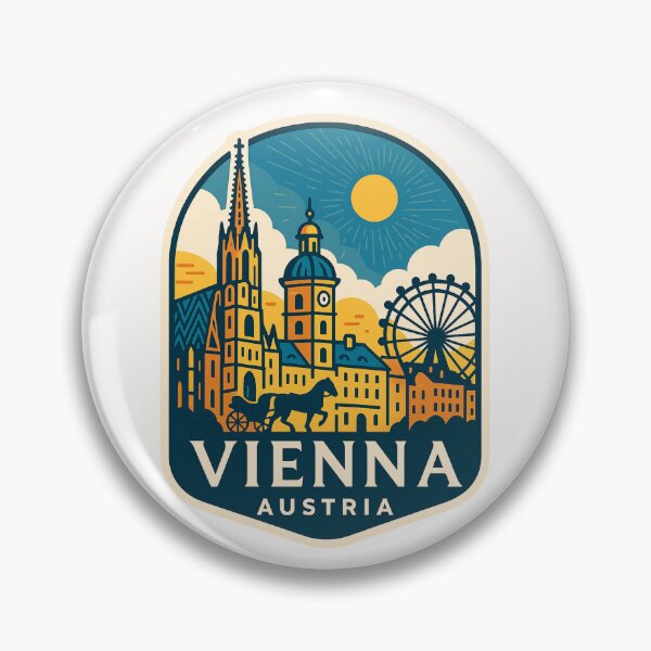Artikelvorschau, Historische Skyline von Wien, Österreich mit Stephansdom entworfen und verkauft von Places On Earth.