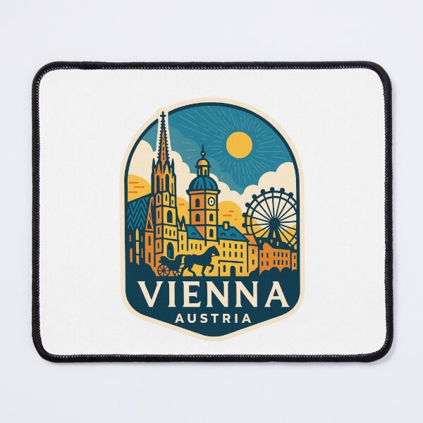 Item preview, Historic Skyline of Vienna, Austria with St. Stephen’s Cathedral designed and sold by Places On Earth.