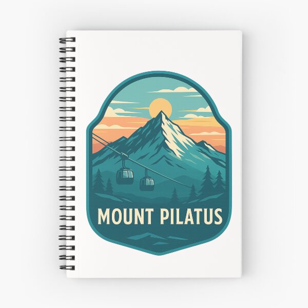 Item preview, Sunset Over Mount Pilatus and Alpine Gondolas, Switzerland designed and sold by Places On Earth.