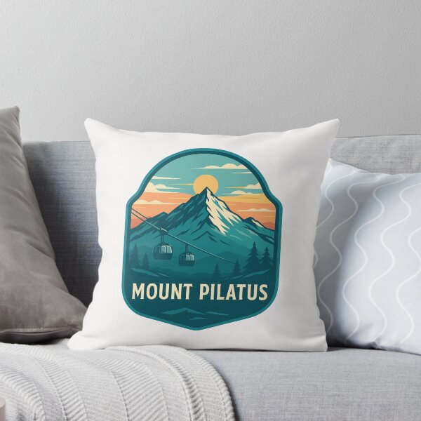 Item preview, Sunset Over Mount Pilatus and Alpine Gondolas, Switzerland designed and sold by Places On Earth.