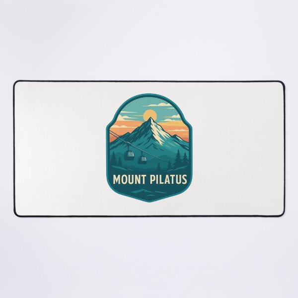 Item preview, Sunset Over Mount Pilatus and Alpine Gondolas, Switzerland designed and sold by Places On Earth.