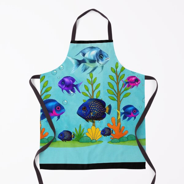 Item preview, "Aquatic Life in a Dreamy Lagoon" "Nine Fish Floating Through Ocean Calm" Each one evokes the visual rhythm and poetic vibe of your artwork.  designed and sold by MayaMaliStudio.