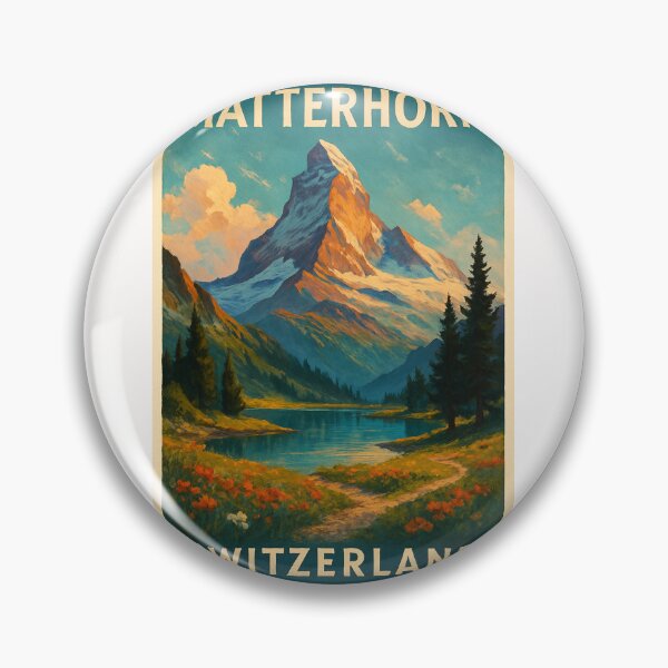 Item preview, The Majestic Matterhorn and Alpine Lake, Switzerland designed and sold by Places On Earth.