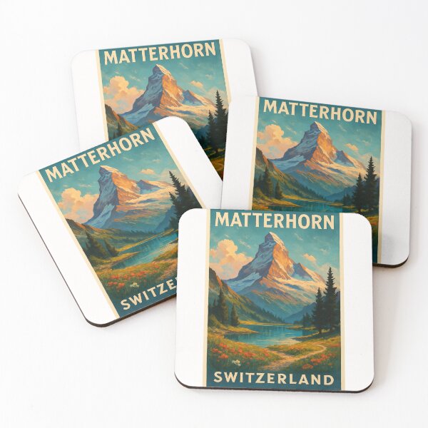 Item preview, The Majestic Matterhorn and Alpine Lake, Switzerland designed and sold by Places On Earth.
