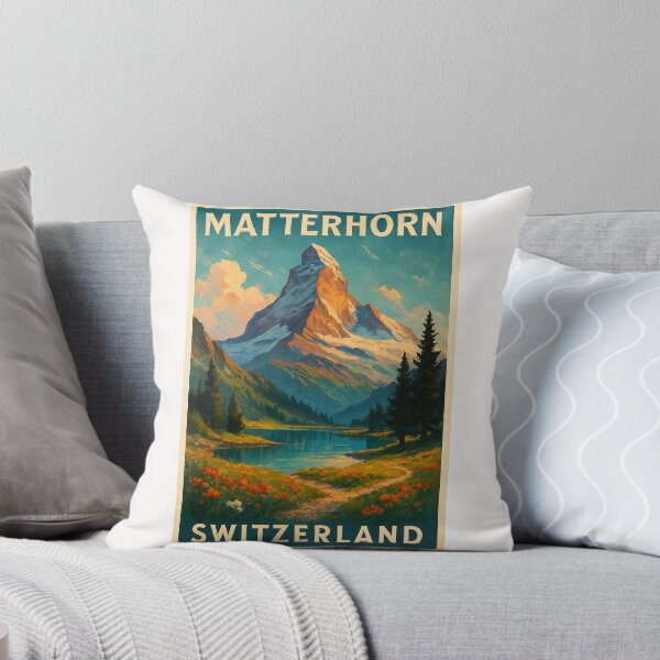 Item preview, The Majestic Matterhorn and Alpine Lake, Switzerland designed and sold by Places On Earth.