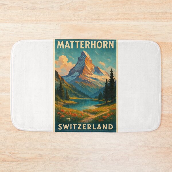 Item preview, The Majestic Matterhorn and Alpine Lake, Switzerland designed and sold by Places On Earth.