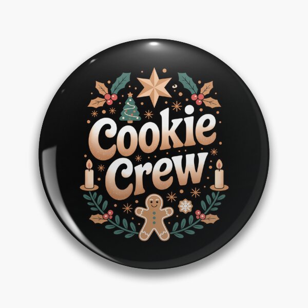 Item preview, Cookie Crew Gingerbread Baker Christmas Cookie Baking designed and sold by blueyeeti.