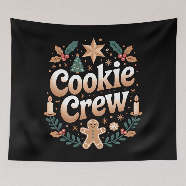 Item preview, Cookie Crew Gingerbread Baker Christmas Cookie Baking designed and sold by blueyeeti.