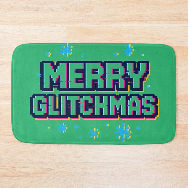 Item preview, Merry Glitchmas Glitch Christmas Pixel Neon designed and sold by ZetaDream.