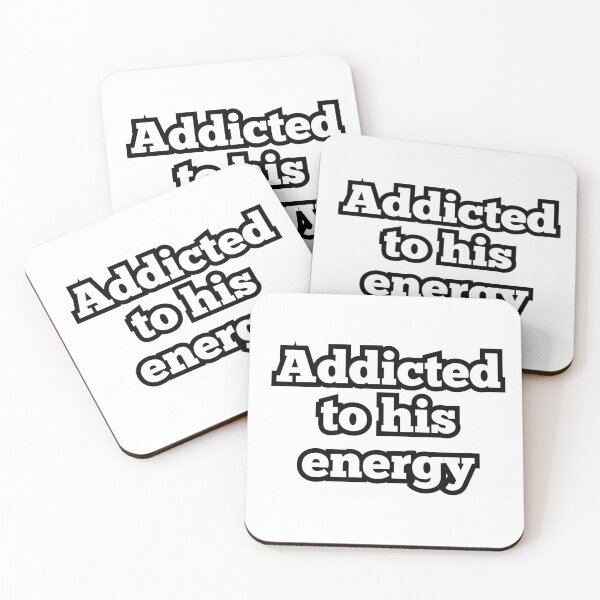 Item preview, Addicted to His Energy – Funny Relationship & Vibe Lover Quote Design designed and sold by ArtesioByZaber.