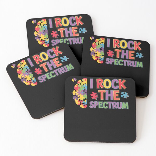 Item preview, Autism Brain I Rock The Spectrum Awareness Boys Girls Kids designed and sold by TyraYoung.