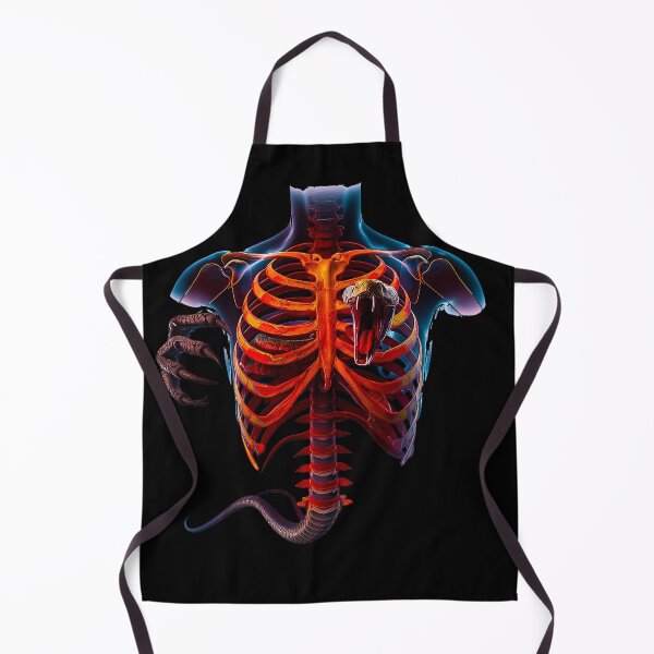 Item preview, Anatomical Snake Ribcage Horror Gothic Dark Art designed and sold by Amanda's Factory.