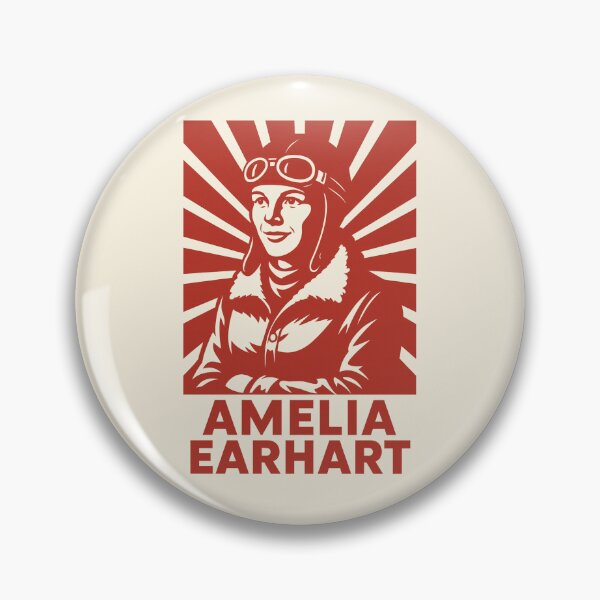 Item preview, Amelia Earhart Retro Tribute | Vintage Aviation Poster  designed and sold by Anniko Art Studio.