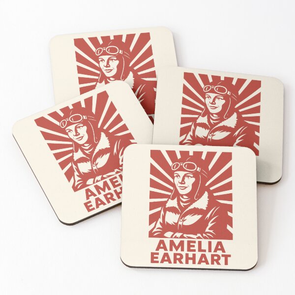 Item preview, Amelia Earhart Retro Tribute | Vintage Aviation Poster  designed and sold by Anniko Art Studio.