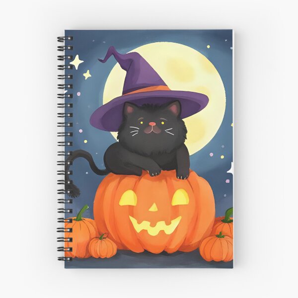 Item preview, “Witch Meow is out hunting tonight!” designed and sold by nighttime1990.