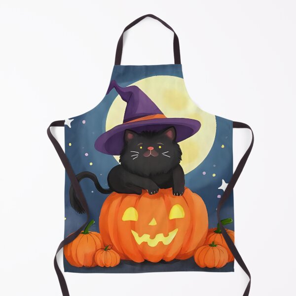 Item preview, “Witch Meow is out hunting tonight!” designed and sold by nighttime1990.