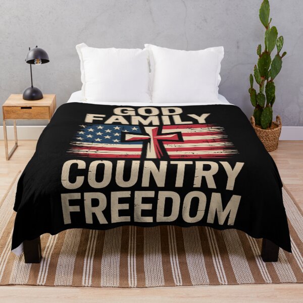 Item preview, Family Lovers Freedom Patriotic Christian Faith Us Flag designed and sold by blueyeeti.