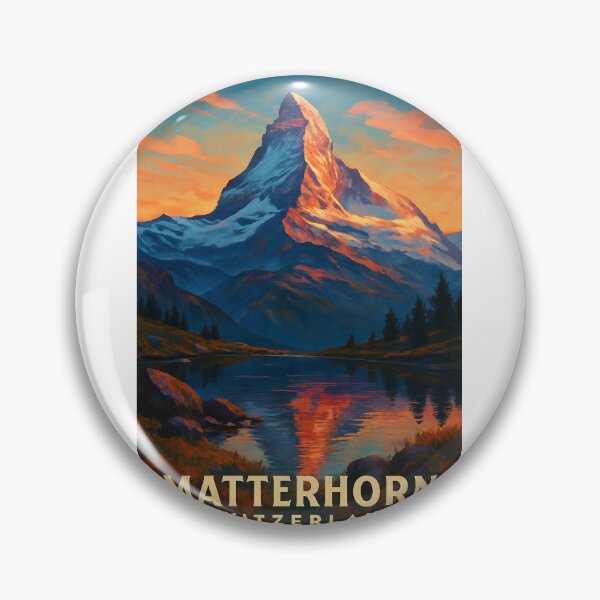 Item preview, Matterhorn Sunset Reflection in Valais, Switzerland designed and sold by Aryabek.