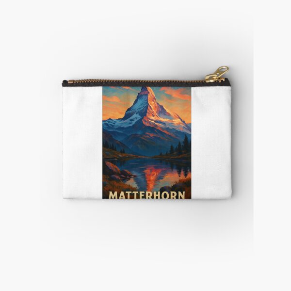 Item preview, Matterhorn Sunset Reflection in Valais, Switzerland designed and sold by Aryabek.