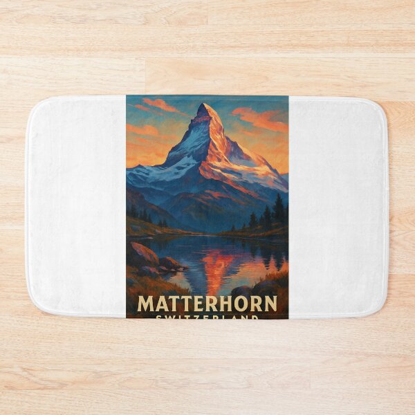 Item preview, Matterhorn Sunset Reflection in Valais, Switzerland designed and sold by Aryabek.