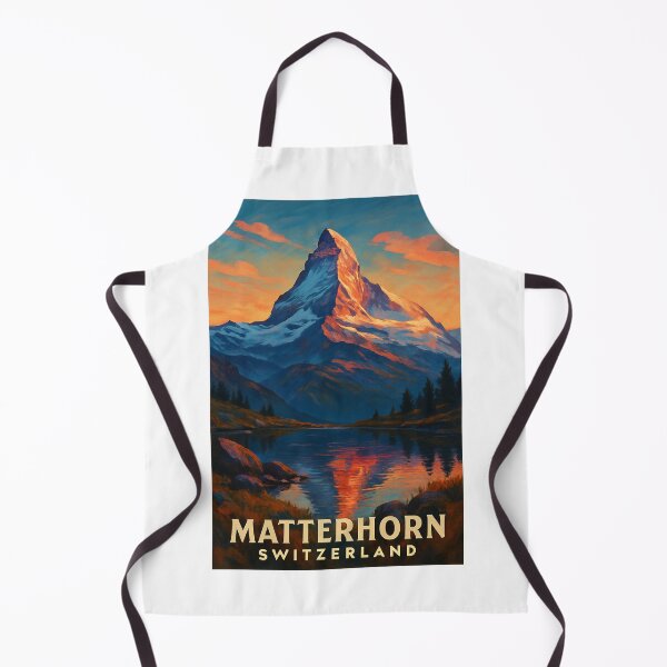 Item preview, Matterhorn Sunset Reflection in Valais, Switzerland designed and sold by Aryabek.