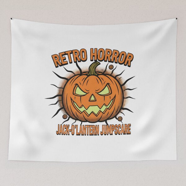 Item preview, Vintage Comic Book Jack-o'-Lantern | Retro Pulp Horror Pumpkin Face designed and sold by Wear Sculpt.