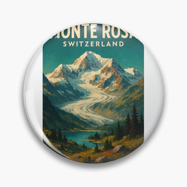 Item preview, Monte Rosa Glacier Flowing into Swiss Valley, Switzerland designed and sold by Aryabek.