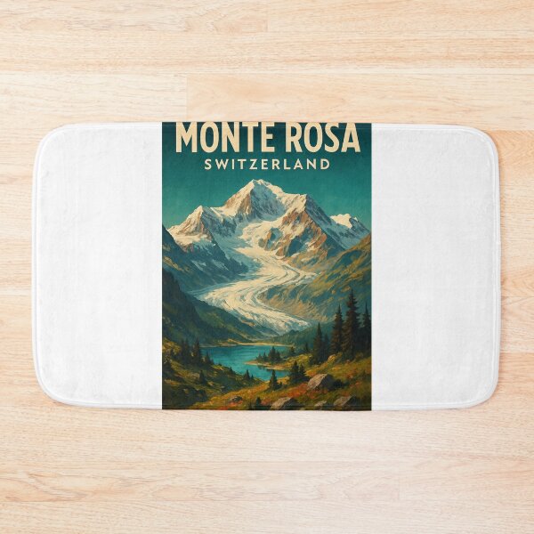 Item preview, Monte Rosa Glacier Flowing into Swiss Valley, Switzerland designed and sold by Aryabek.