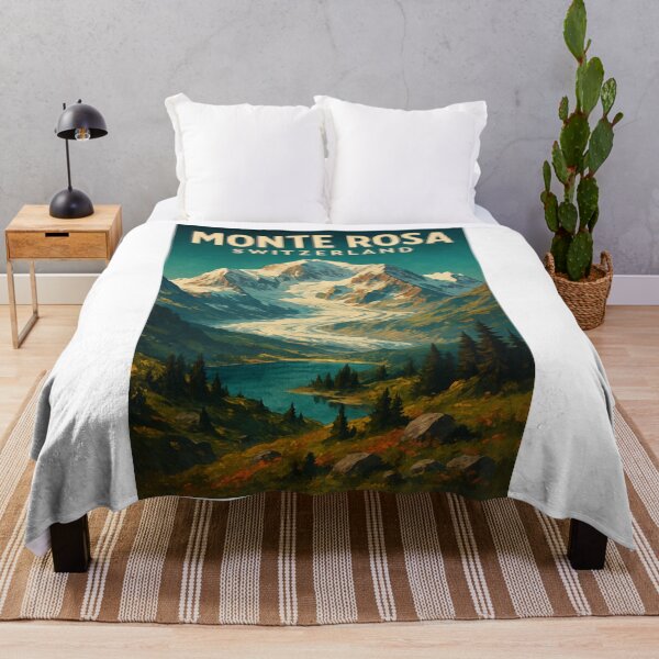 Item preview, Monte Rosa Glacier Flowing into Swiss Valley, Switzerland designed and sold by Aryabek.