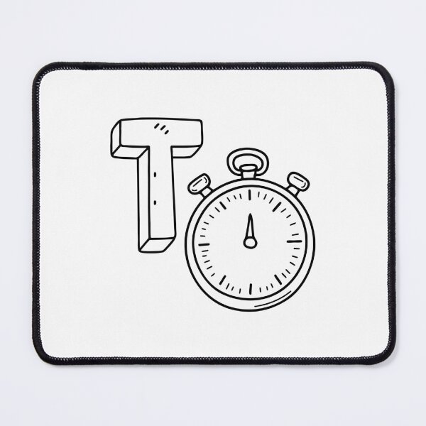 Item preview, An illustration of letter T stands for Timer designed and sold by rasagamastore.