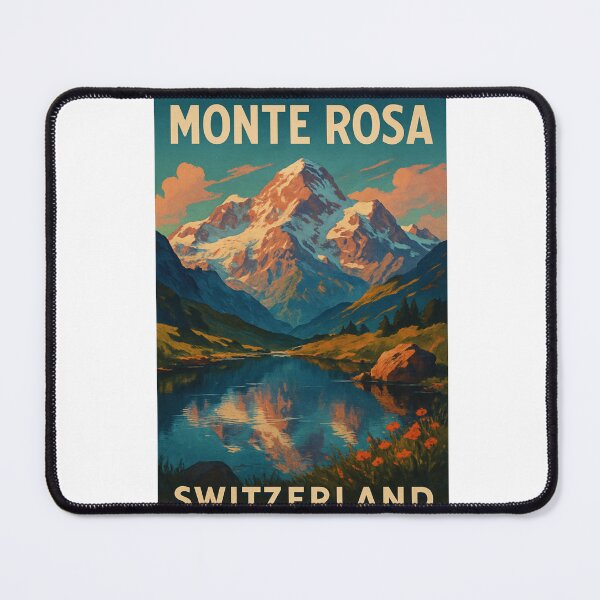 Item preview, Monte Rosa Reflected in Alpine Lake, Swiss Alps designed and sold by Aryabek.