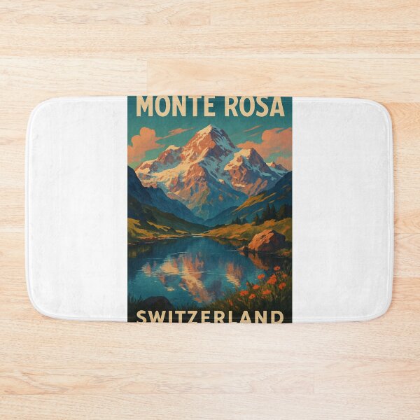 Item preview, Monte Rosa Reflected in Alpine Lake, Swiss Alps designed and sold by Aryabek.