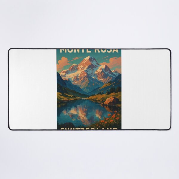 Item preview, Monte Rosa Reflected in Alpine Lake, Swiss Alps designed and sold by Aryabek.