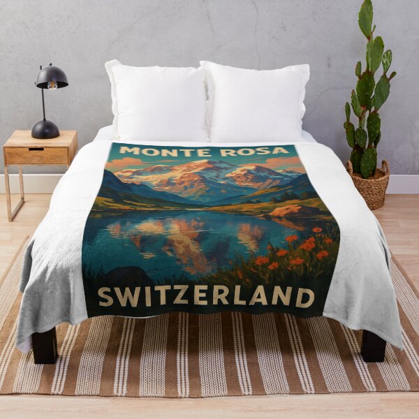 Item preview, Monte Rosa Reflected in Alpine Lake, Swiss Alps designed and sold by Aryabek.