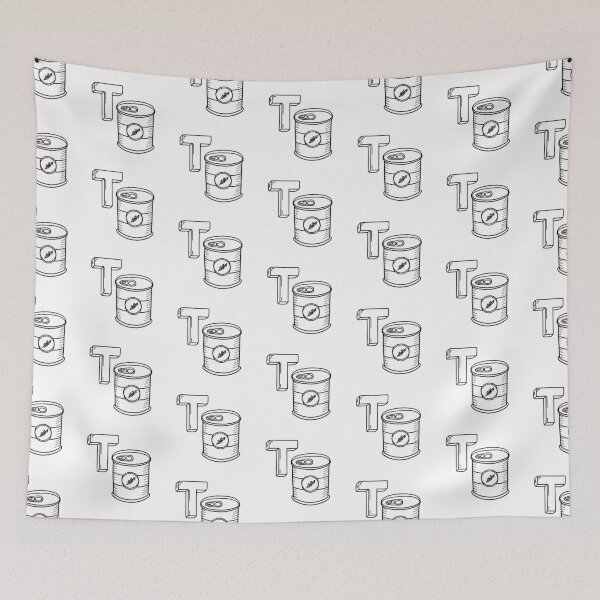 Item preview, An illustration of letter T stands for Tin designed and sold by rasagamastore.