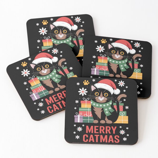 Item preview, Funny Cat Christmas designed and sold by blueyeeti.