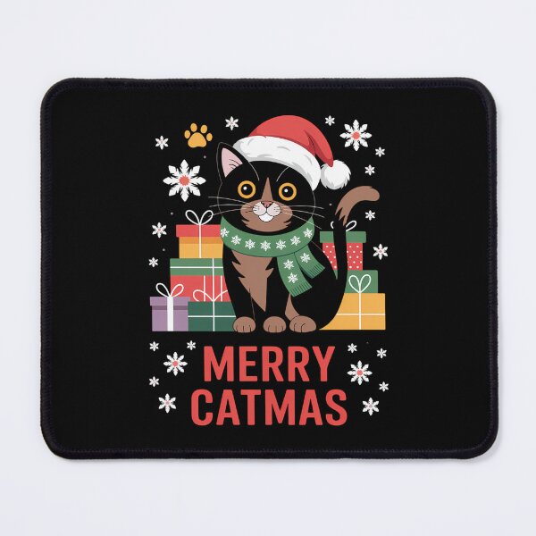 Item preview, Funny Cat Christmas designed and sold by blueyeeti.
