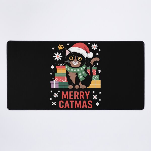 Item preview, Funny Cat Christmas designed and sold by blueyeeti.
