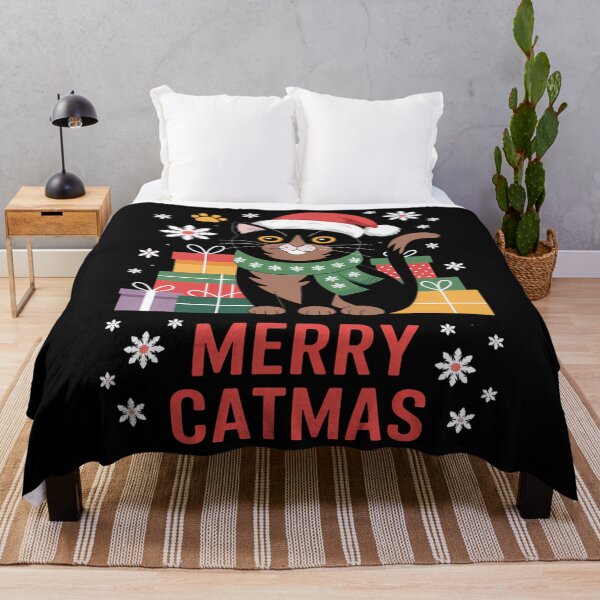 Item preview, Funny Cat Christmas designed and sold by blueyeeti.
