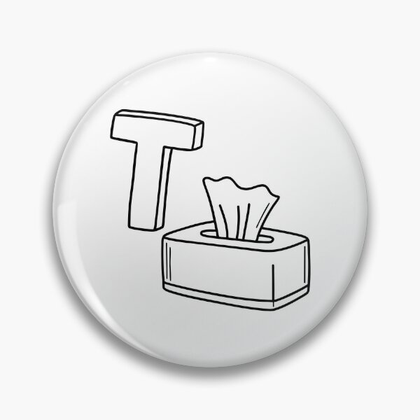 Item preview, An illustration of letter T stands for Tissue designed and sold by rasagamastore.