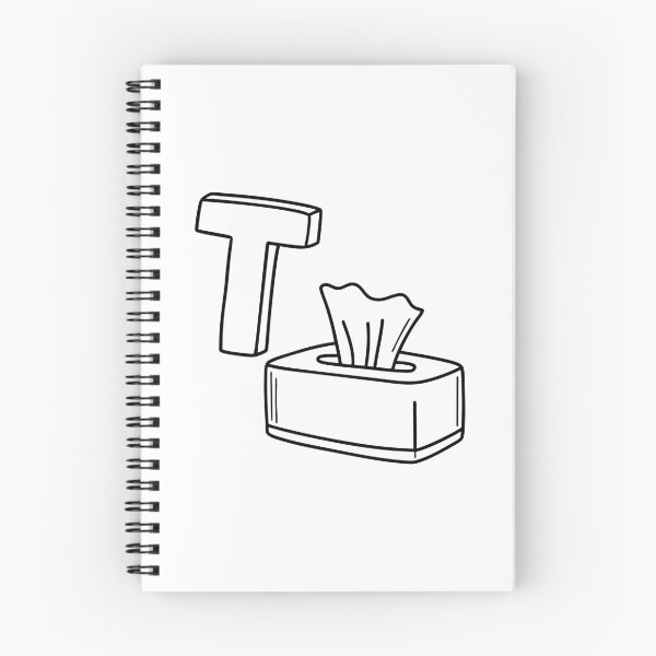 Item preview, An illustration of letter T stands for Tissue designed and sold by rasagamastore.