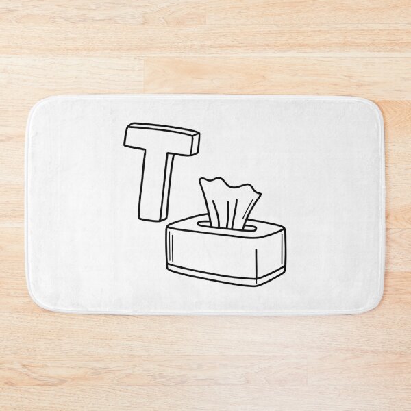 Item preview, An illustration of letter T stands for Tissue designed and sold by rasagamastore.