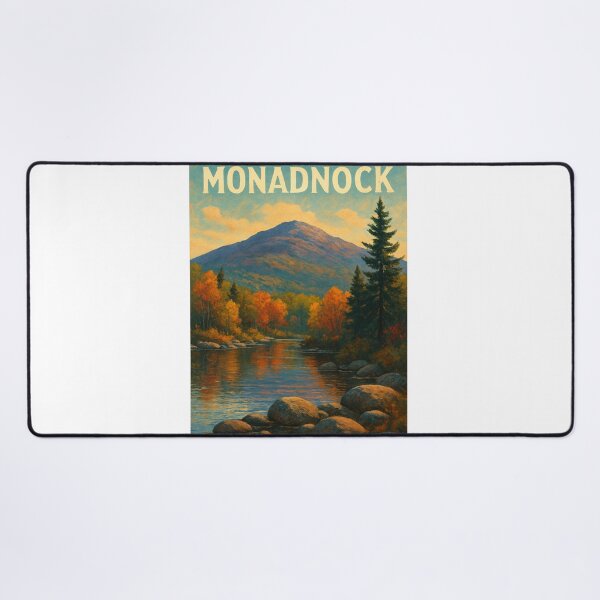 Item preview, Autumn River Beneath Mount Monadnock, New Hampshire designed and sold by Aryabek.