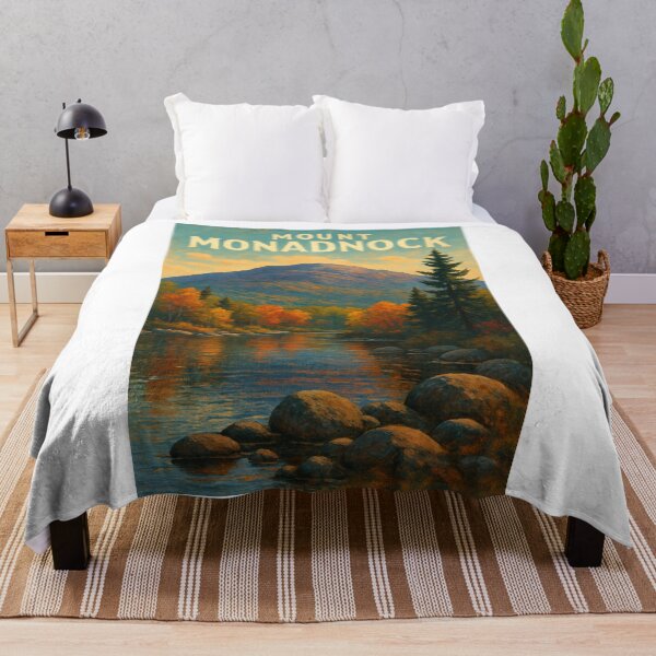 Item preview, Autumn River Beneath Mount Monadnock, New Hampshire designed and sold by Aryabek.