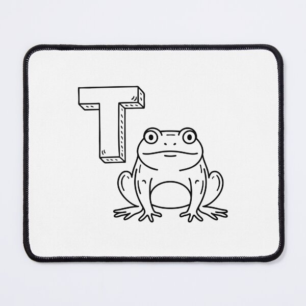 Item preview, An illustration of letter T stands for Toad designed and sold by rasagamastore.