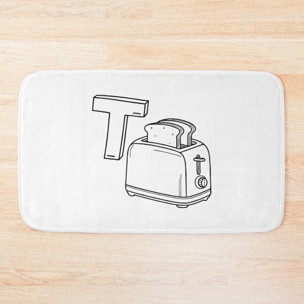 Item preview, An illustration of letter T stands for Toaster designed and sold by rasagamastore.