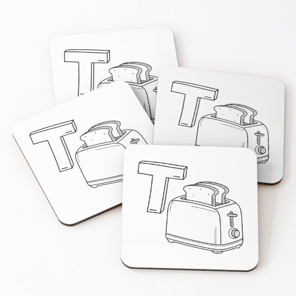 Item preview, An illustration of letter T stands for Toaster designed and sold by rasagamastore.