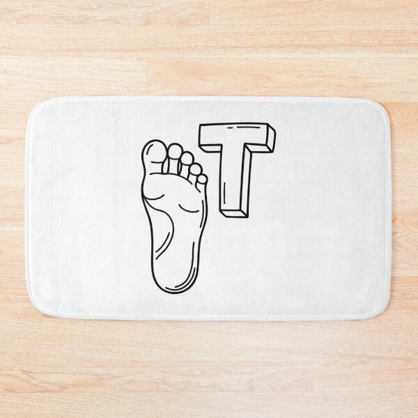 Item preview, An illustration of letter T stands for Toe designed and sold by rasagamastore.