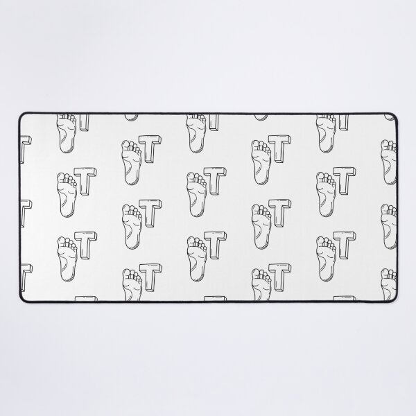 Item preview, An illustration of letter T stands for Toe designed and sold by rasagamastore.