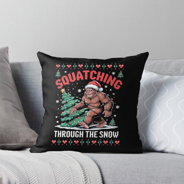 Item preview, Funny Sasquatch Christmas Bigfoot Xmas Tree  designed and sold by blueyeeti.